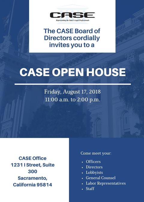 *REMINDER* CASE Open House